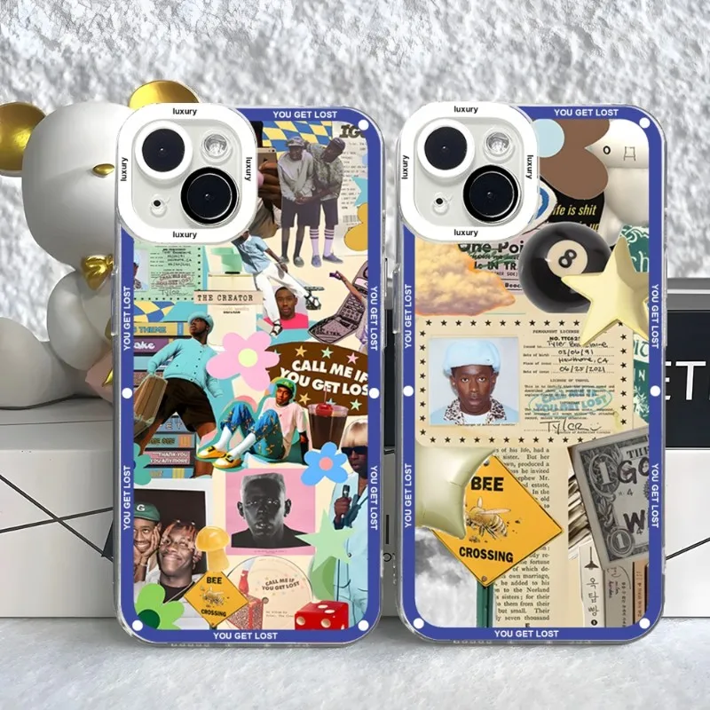 Чехол для телефона с изображением Тайлера, Творца, звоните мне, если вы потеряетесь, чехол для IPhone 14 13 12 11 Pro Max Mini XS X XR SE 8 Plus, чехол с ангельскими глазами