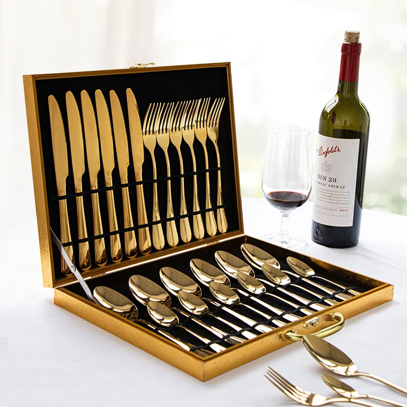 

24 pcs Stainless Steel Knife Forks Spoons Cutlery