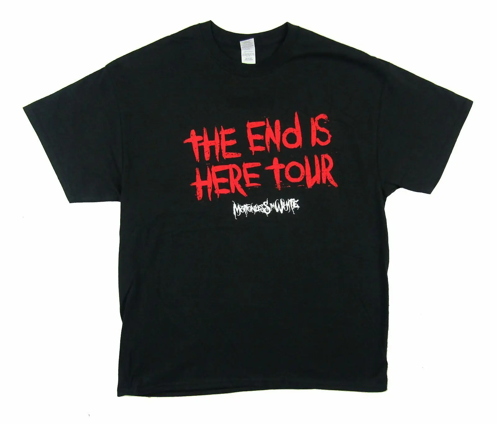 

Motionless in White The End is Here Tour Black T Shirt New