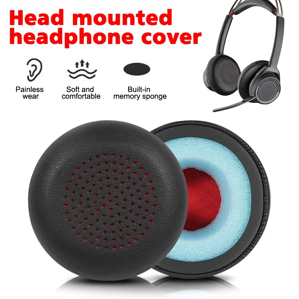 1 пара мягких амбушюр кожаный чехол амбушюры для Plantronics Voyager Focus UC B825 подушка