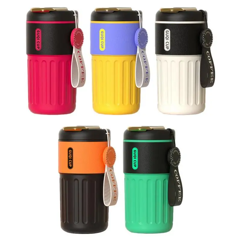 

Кофейная чашка из нержавеющей стали с индикатором температуры, 410 мл