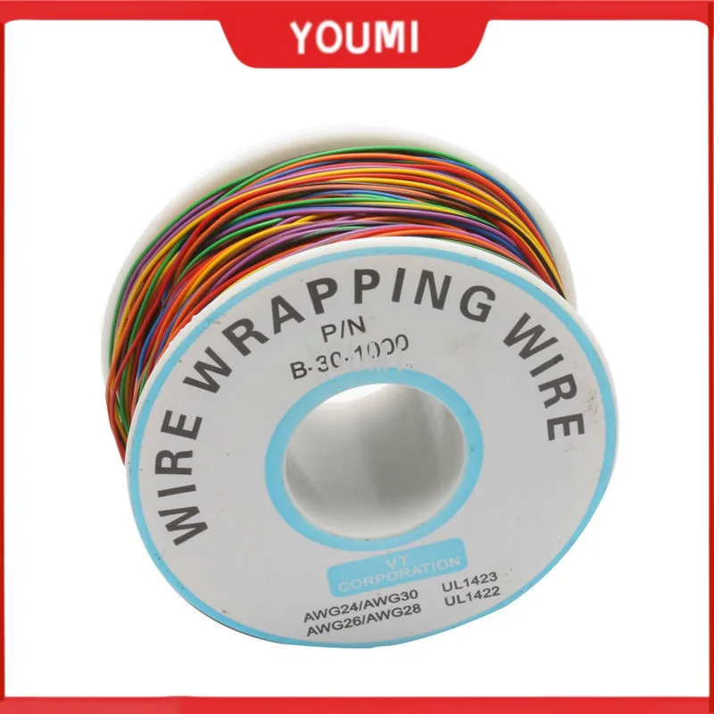 OK Line 8 цветов упаковочный провод 30AWG кабель для печатной платы летающая перемычка