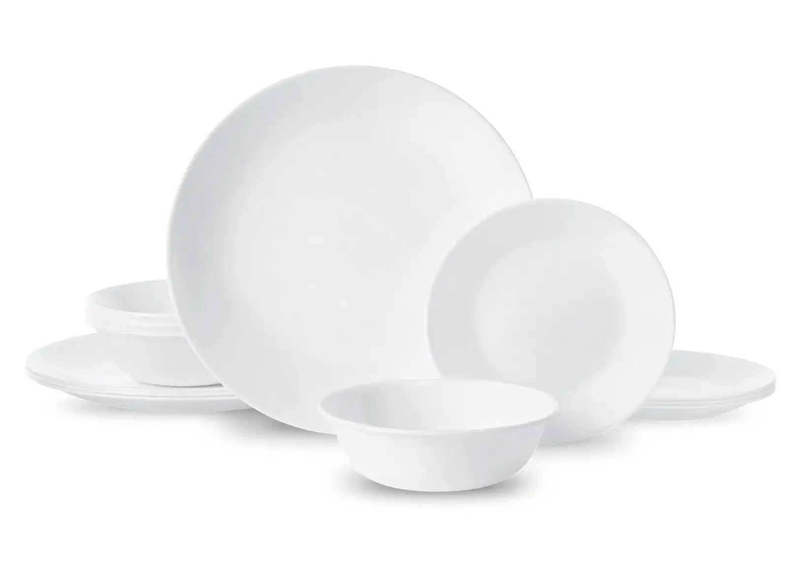 

Корель®-Зимний морозно-белый, круглый набор посуды из 12 предметов