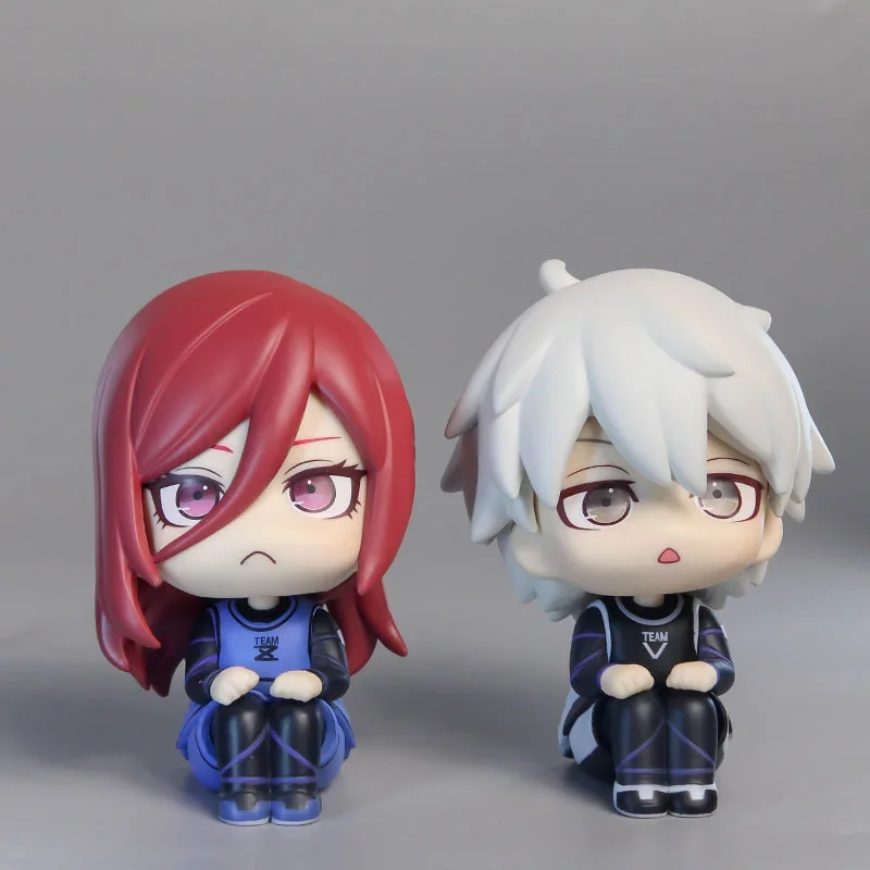 Детский персонаж из ПВХ коллекционная игрушка 10 см синий замок look Isagi Yoachi Chigiri Hyoma