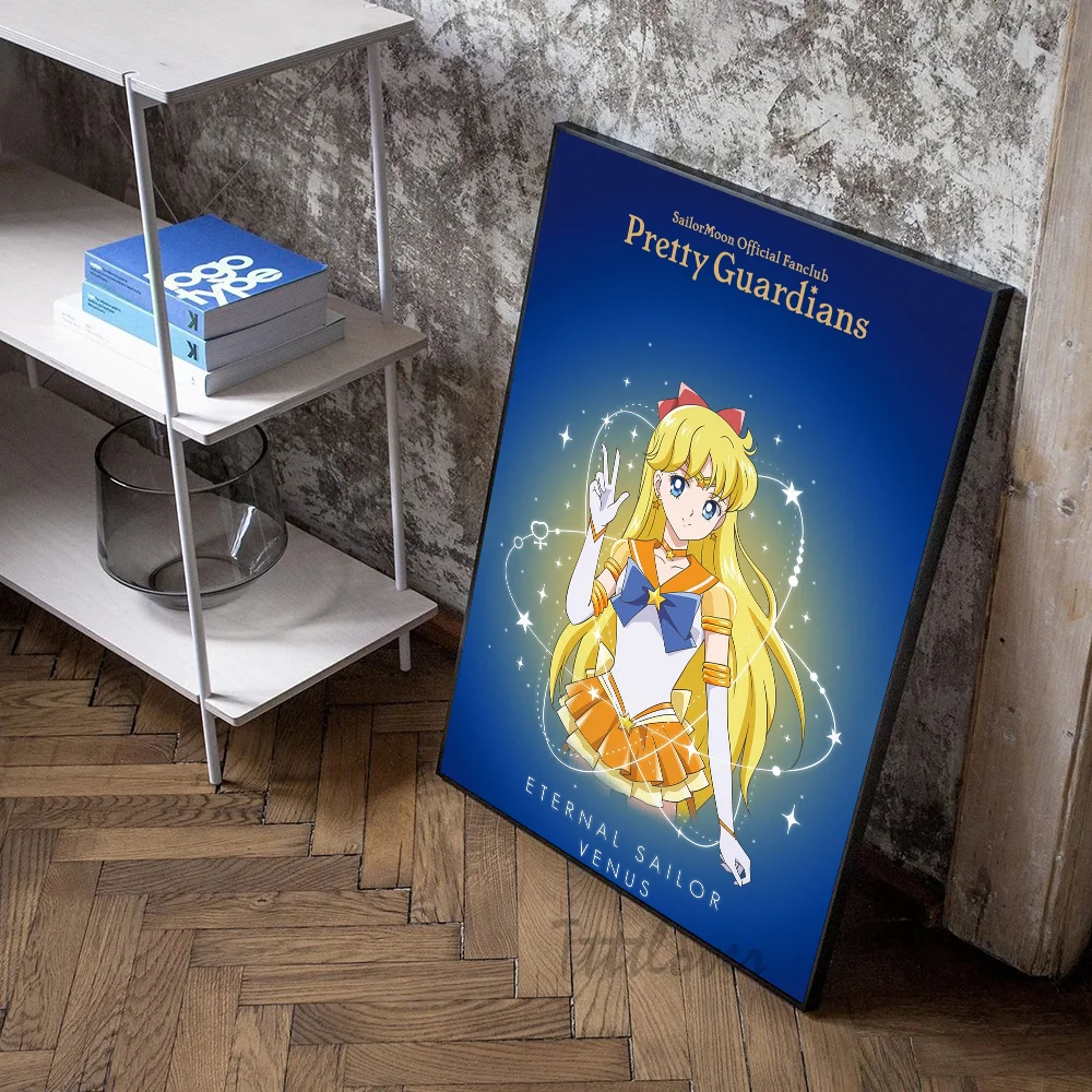 Аниме девушка S Сейлор Мун красивый постер-наклейки художественные настенные