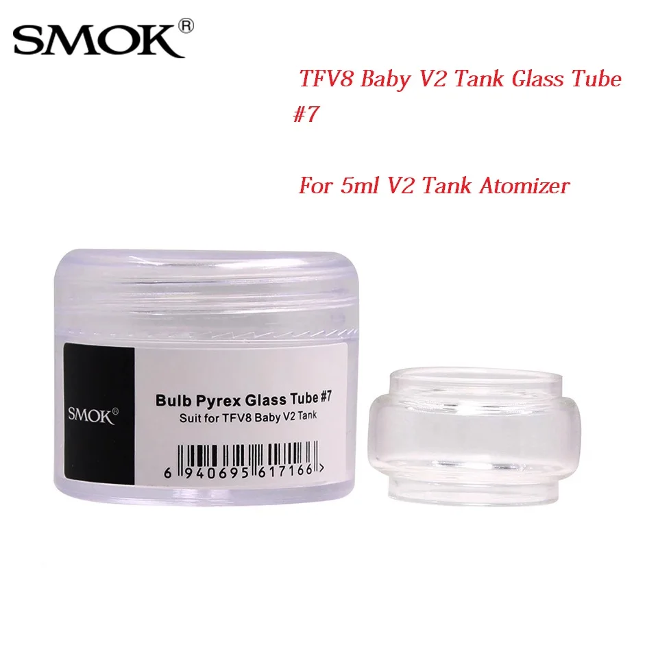 Оригинальный стеклянный резервуар SMOK TFV8 Baby V2 #7 для бака 5 мл V8 сменные инструменты