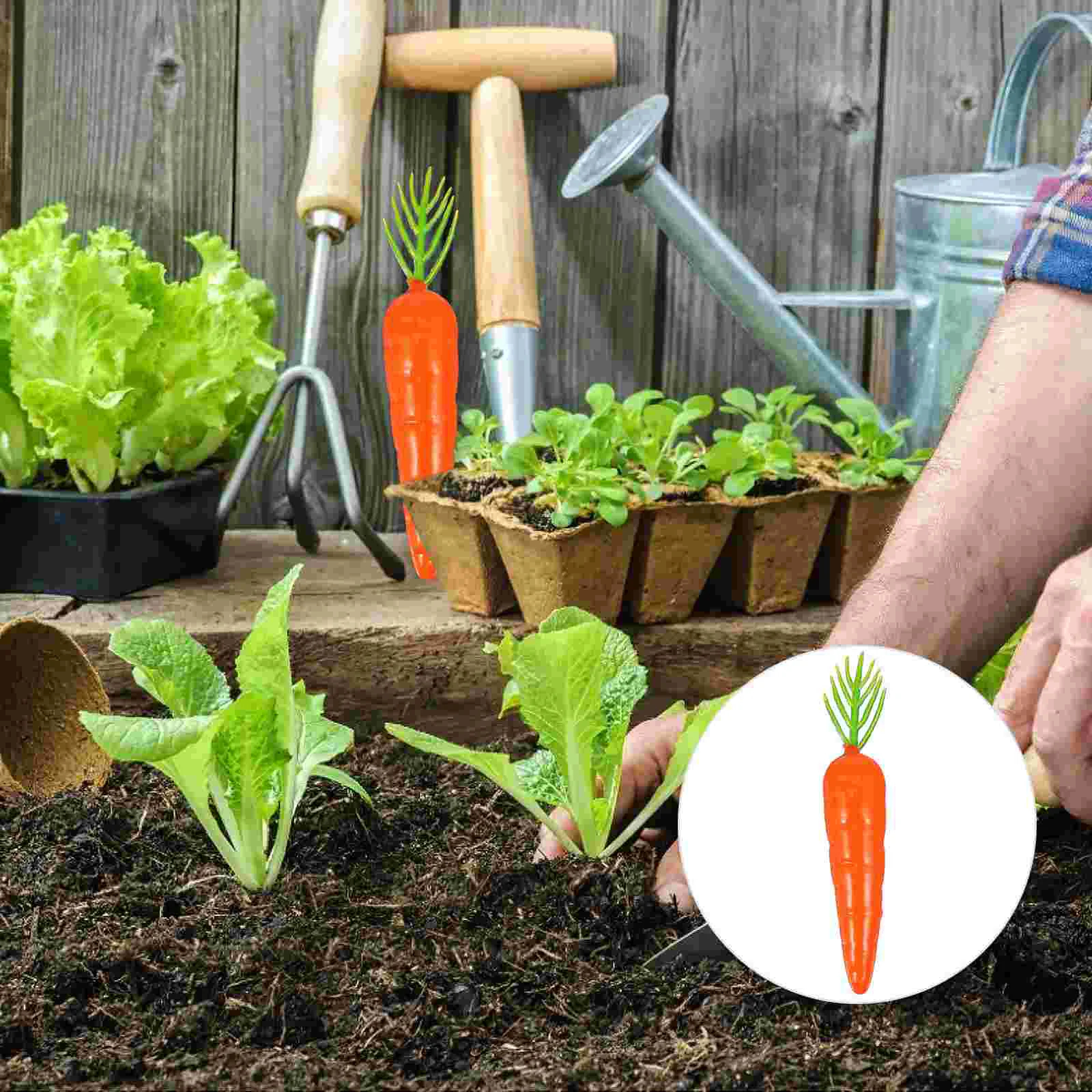 

Carrot Easter Carrots Fake Model Ornament Vegetable Decoration Party Miniature Artificial Decor Vegetables Mini Figure Toy Micro