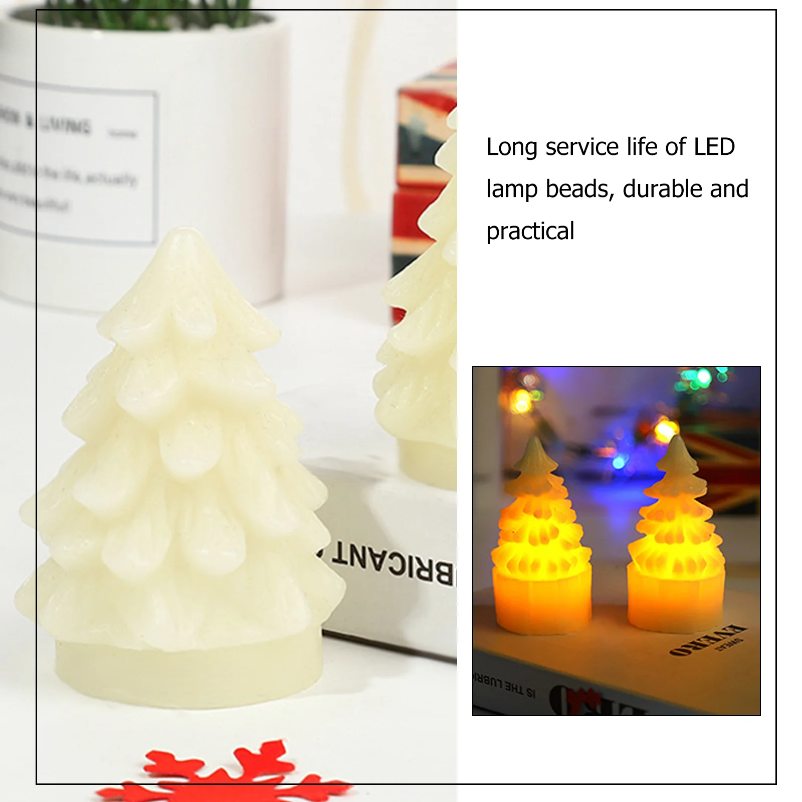 Электронный свет фестивальной лампы 3 шт. декоративная ночная светодиодная