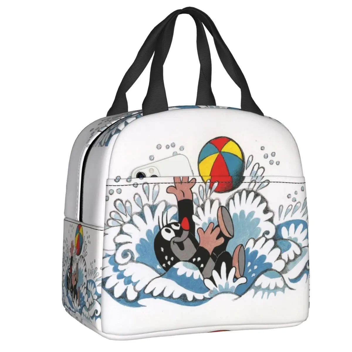 

Custom Funny Mole Lunch Bag Men Women Cooler Thermal Insulated Lunch Boxes for Kids School Children lunchbag