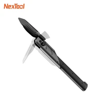 nextool aluminum alloy tube folding shovel camping knife built in knife saw rotatable nylon hand rope for outdoor garden camping