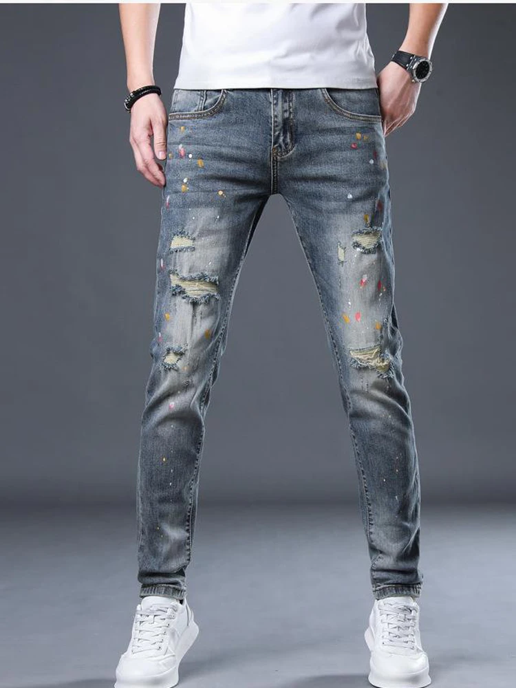 High Stree мужские черные джинсы