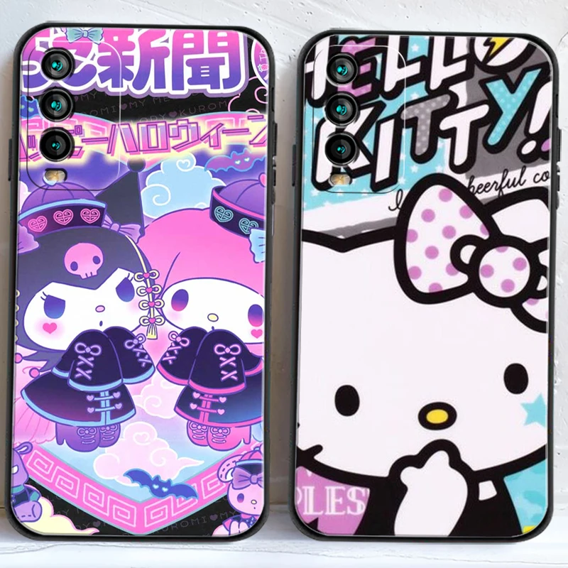 

Hello Kitty Cute Phone Cases For Xiaomi Redmi 7 7A 9 9A 9T 8A 8 2021 7 8 Pro Note 8 9 Note 9T Carcasa Back Cover Coque Soft TPU