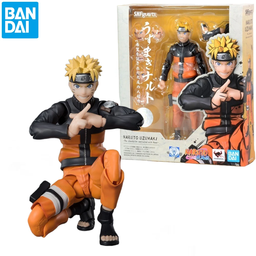 

In Stock Bandai Original SHFiguarts 2.0 Naruto Shippuden Naruto Sasuke Sakura SHF Genuine Anime Figure Action Model Toy