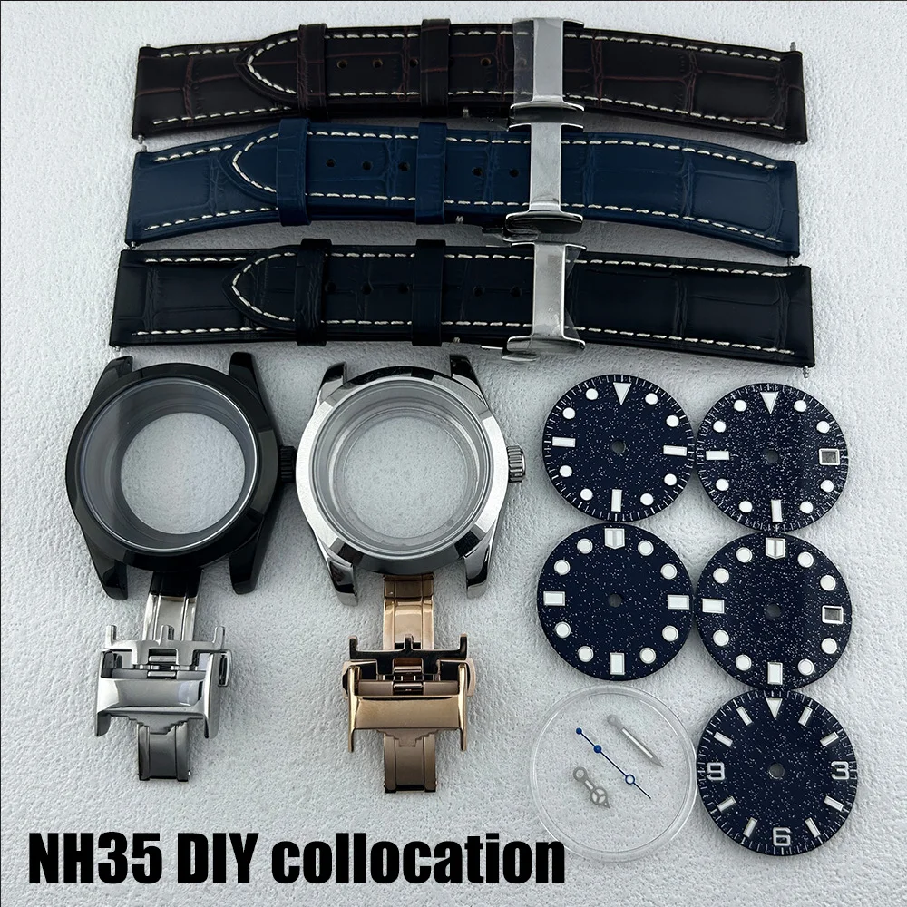 Женские часы с сапфировым стеклом из нержавеющей стали 39 мм