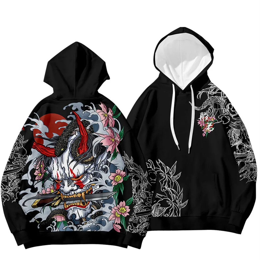 

Prajna Ghost 3D Hoodies Sweatshirts Men/Women Traditional Pattern Hoodie Sweatshirt Casual Harajuku Tracksuit Tops Brand Clothes