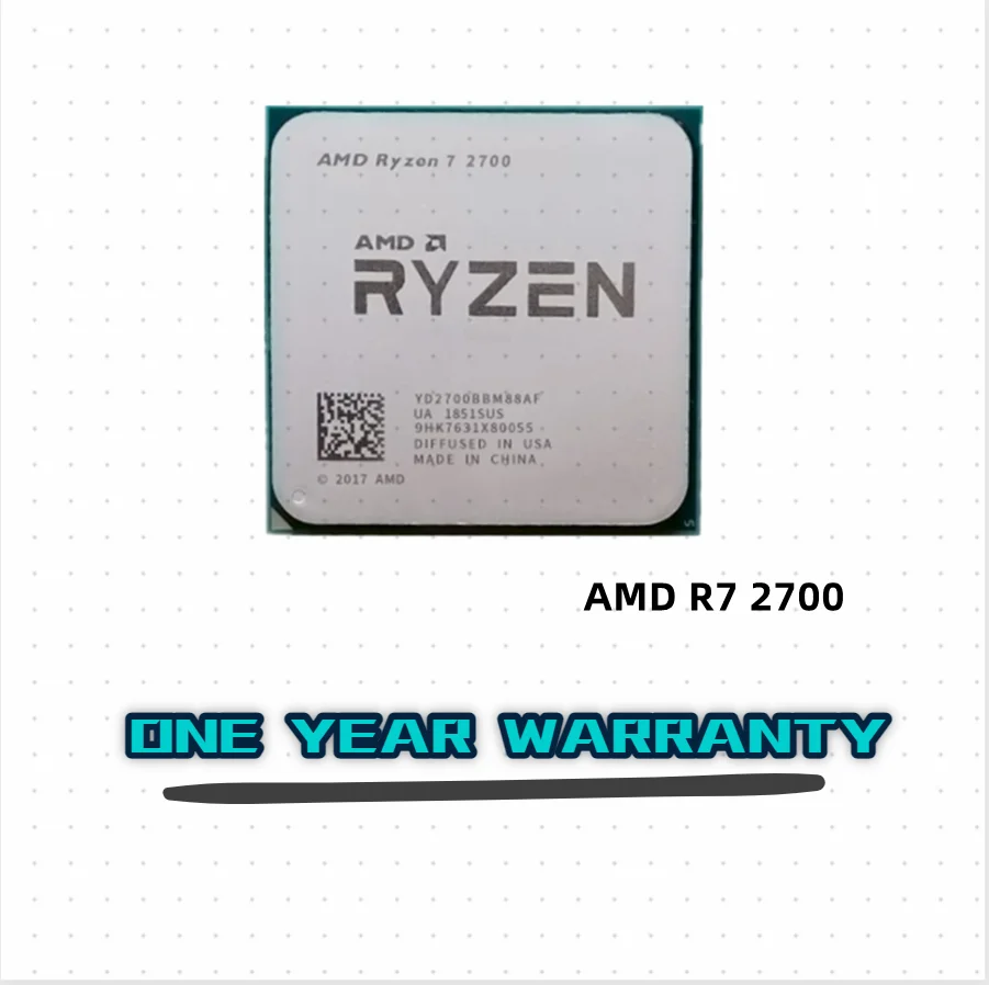  AMD Ryzen 7 2700 R7 YD2700BBM88AF  ,    , 8 , 16 , 65 ,  AM4, 2700 