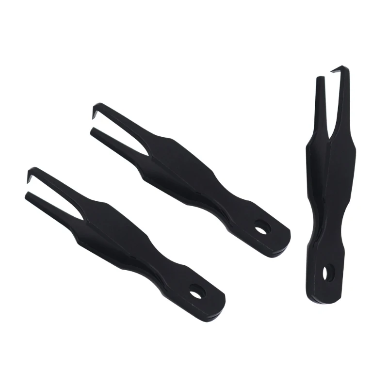 Пинцет для лески плоскогубцы с двойным отверстием инструмент открывания