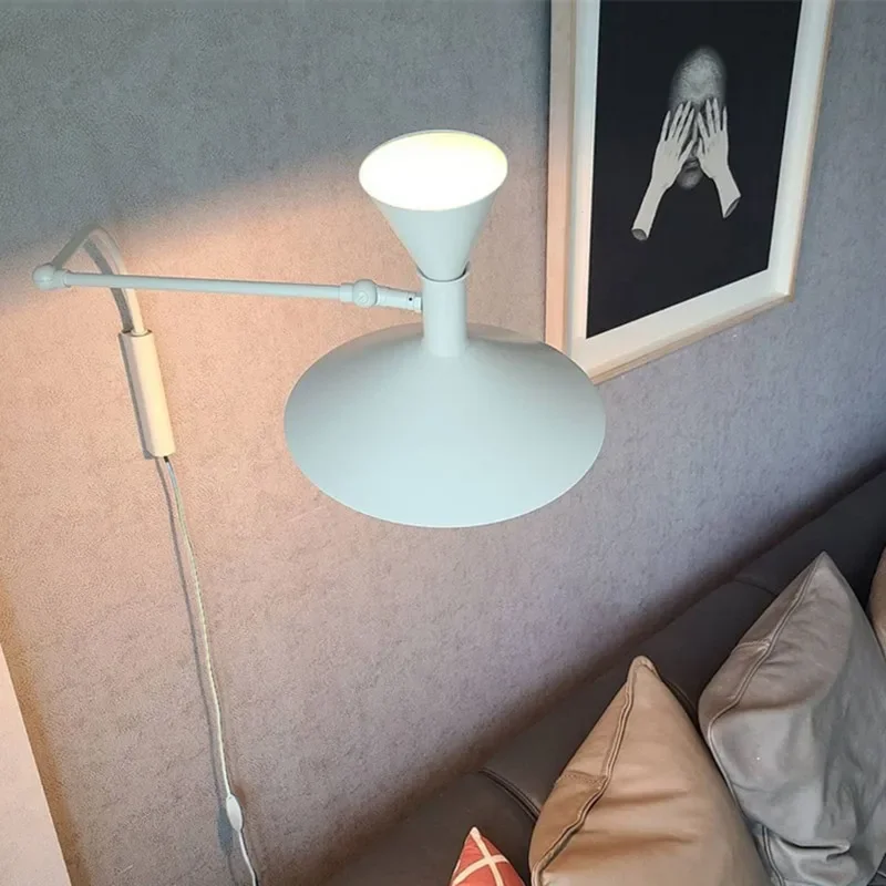 Настенный светильник Marseille wushiyu белый/черный