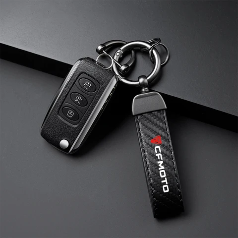 Брелок для ключей CFMOTO CF650 650NK 400NK 250NK 400GT из углеродного волокна