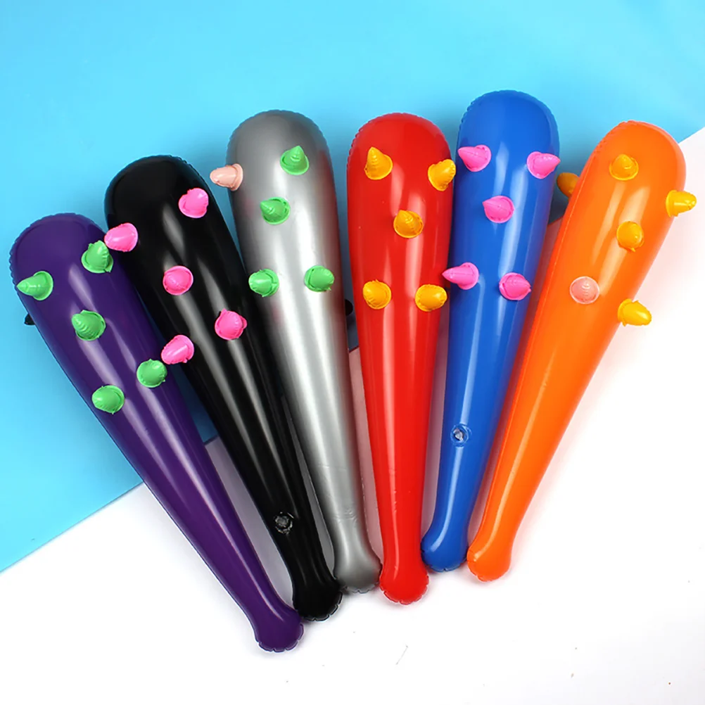 

Inflatable Stick Cheer Baseball Bat Party Sticks Hammer Rods Cheerleading Blowbammallet Noisemakers Theme Favoraccessory Clapper