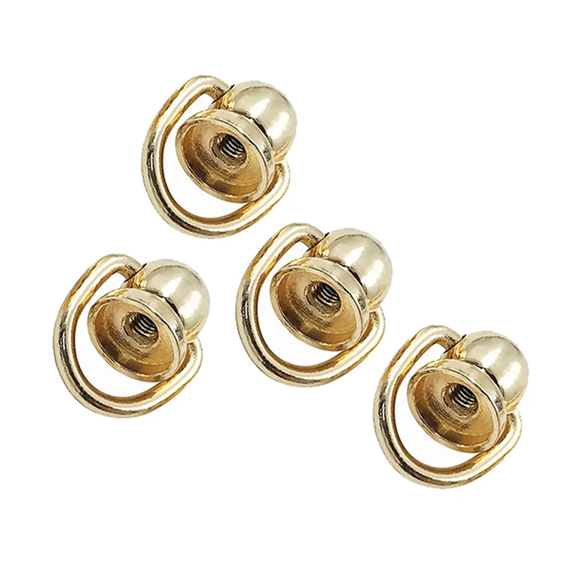 10 шт. поворотные шипы для сосков с кольцом сумка из чистой меди