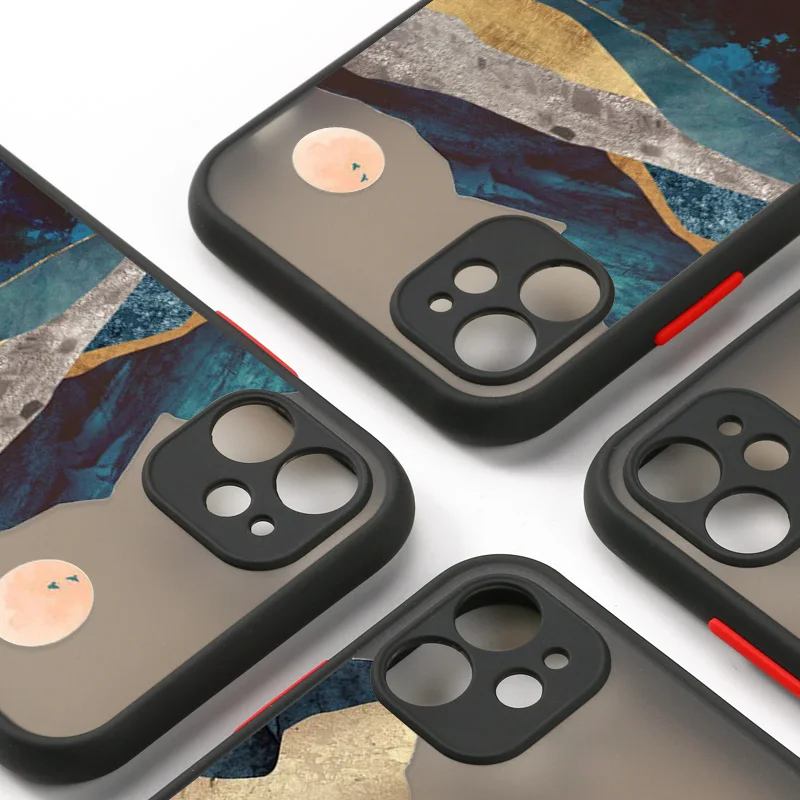 For Redmi Note 11 Case Xiaomi Redmi Note 10 Pro Cover Redmi Note 9 Mi 11 12 Lite 11T 12T 9A 9C 9T Scenery Len Protection Funda