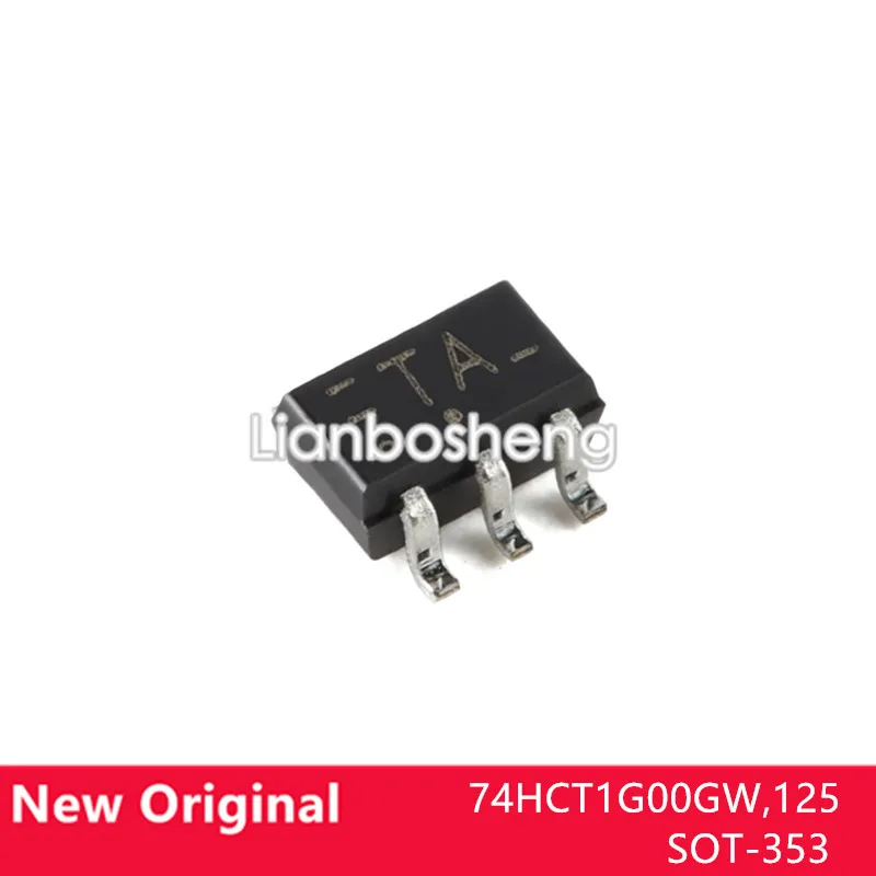 

10 шт. новый оригинальный 74HCT1G00GW,125 SOT-353 2 входа, а не ворота