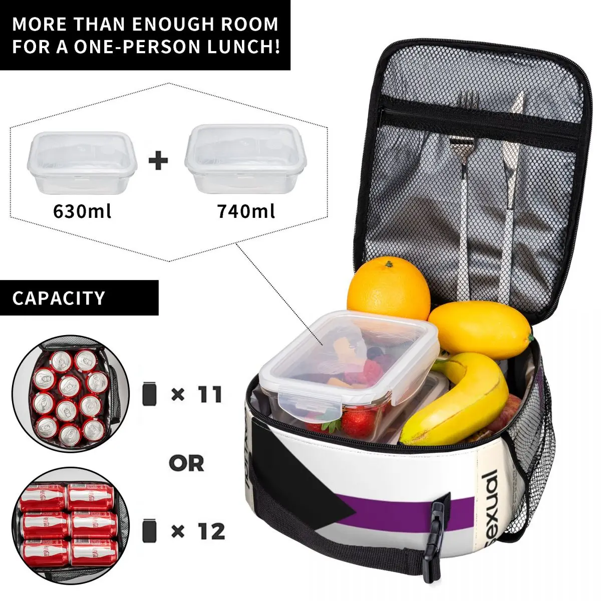 Демисексуальный Флаг Гордости (плакат гордости флага) один Ланчбокс