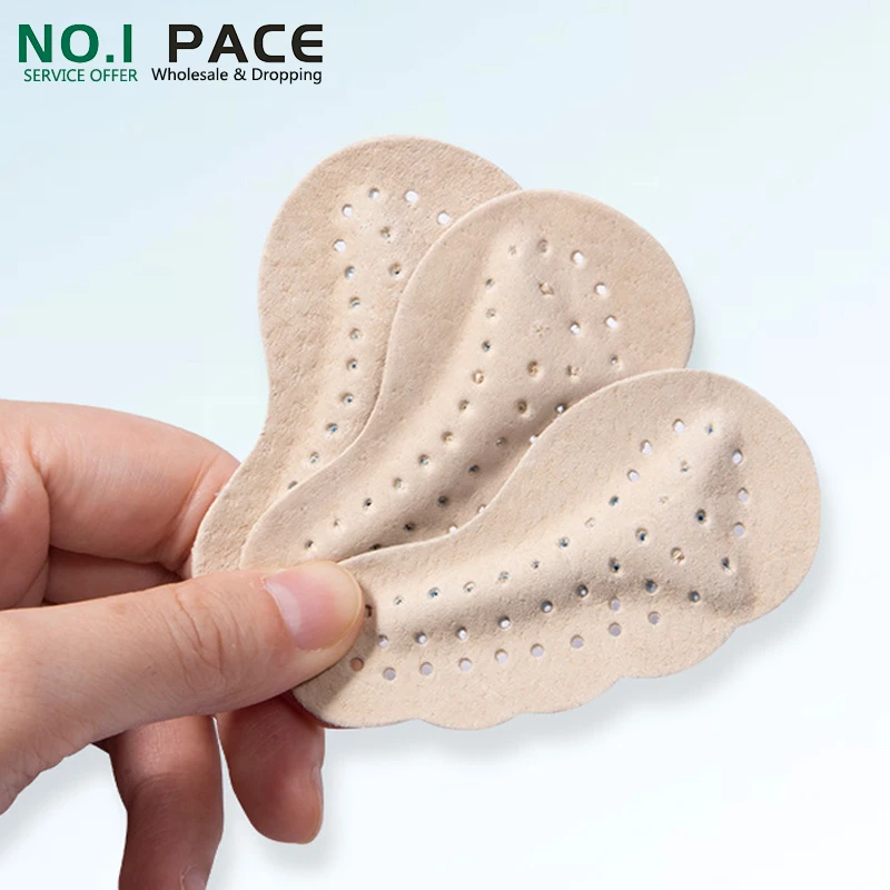 

NOIPACE Leather Insoles Non-slip Sticker for Women Sandals High Heel Shoes Relief Foot Pain Patch Cushion Forefoot Silicone Pads