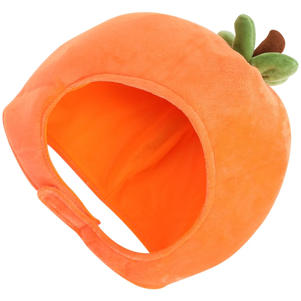 

Persimmon Headgear Hat Role Play Outfits Party Plush Costume Hats Adults Novelty Cosplay Funny Shape