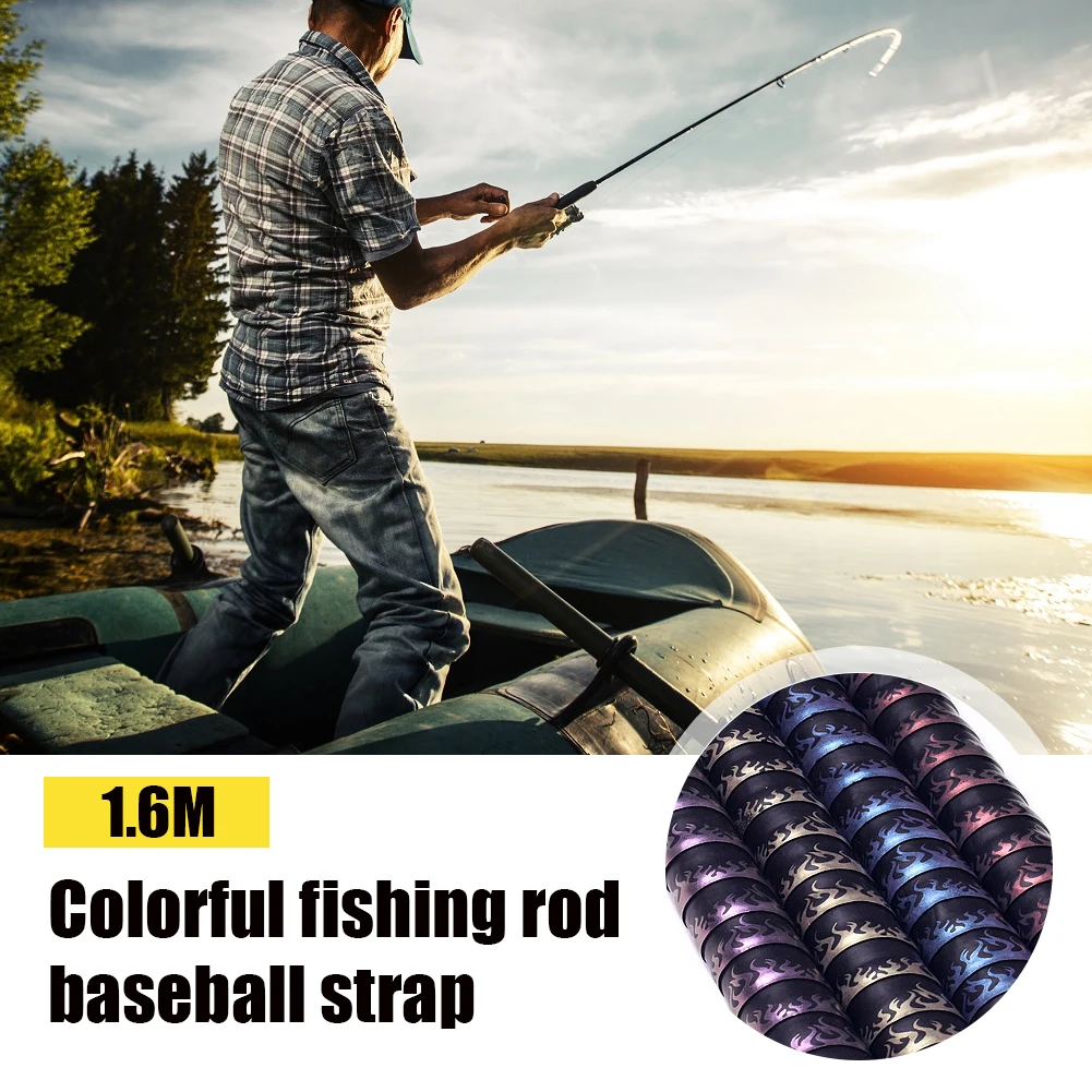 

Non-Slip Fishing Rod Grip Sweat-Absorbent Fishing Rod Sweat Band Tennis Badminton Racket Grip Tape Fishing Sports Equipment