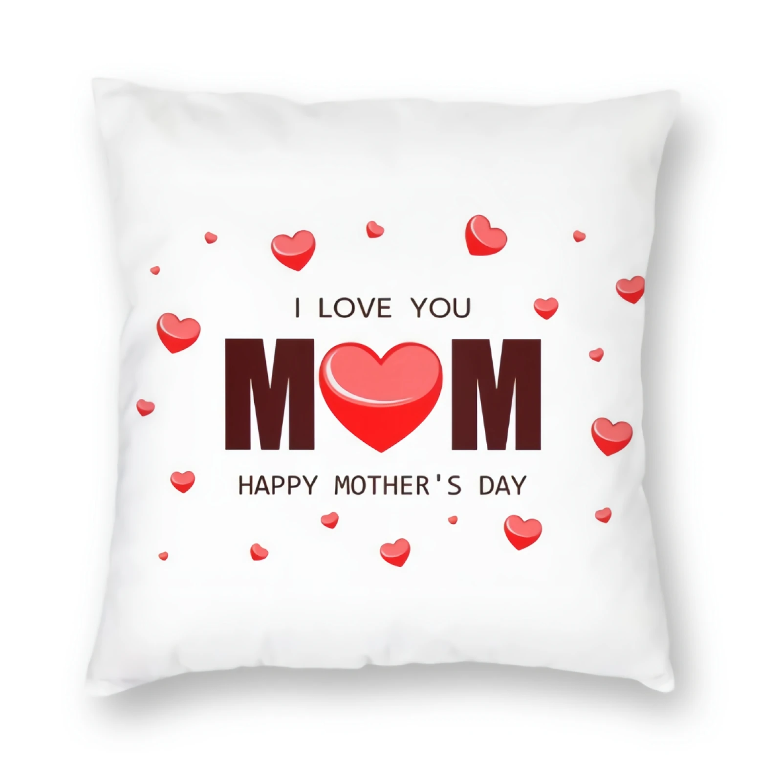 

Наволочка для подушки с надписью «Love Mom»