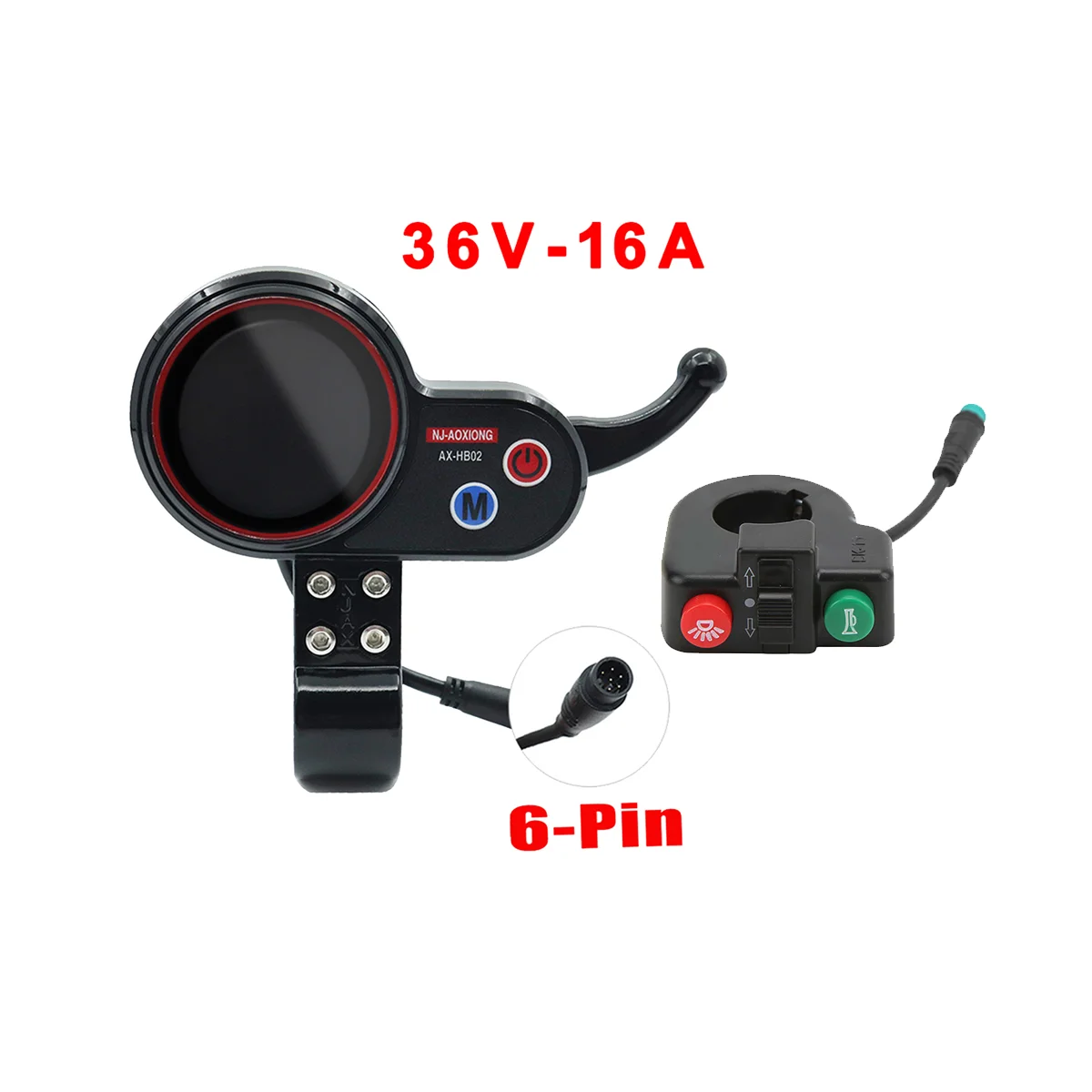 -AOXIONG AX-HB02 приборная панель электрического скутера + кнопка переключения 36 В 48