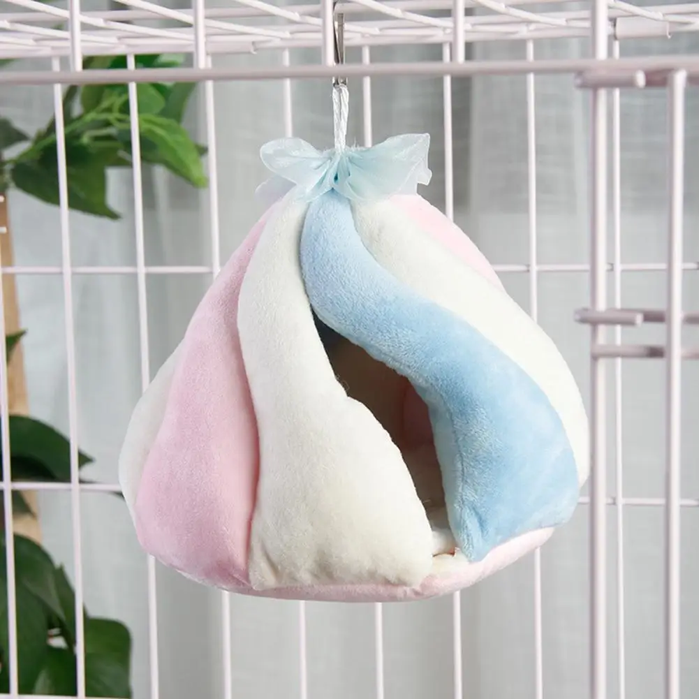 

Pet Colorful Cottoncandy Sleep House Hanging Hammock Pet Supplies For Hamster Guinea Pig Squirrel Golden Bear