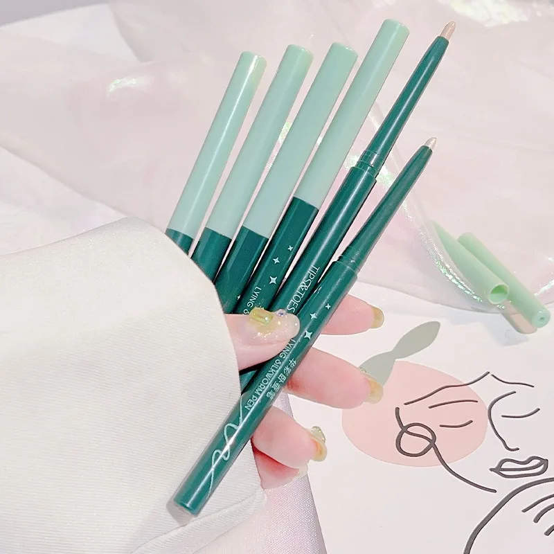 

1PC Waterproof Eyeliner Gel Pencil Matte Silkworm Eyeliner Pen Brown Lasting Not Blooming Quick Drying Eye Liner Gel Pen Makeup