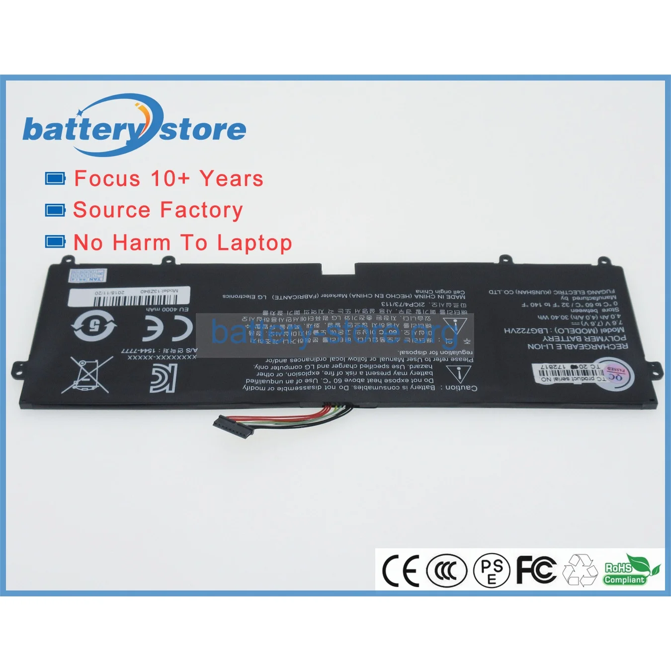 Замена батареи для портативных компьютеров 2ICP4/73/113 gram 15 EAC62198201 LG15Z96 15Z950-GT5GK 15Z950-GT54K