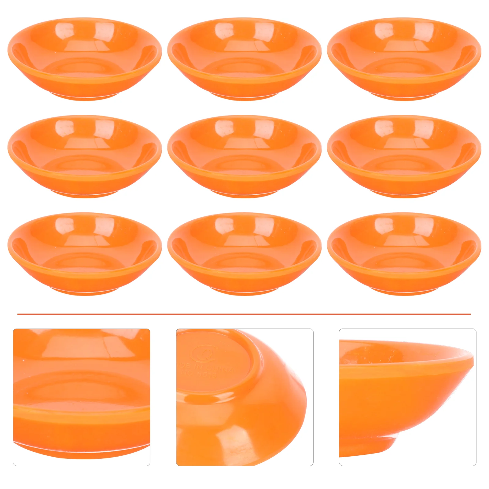 

Sauce Dipping Bowls Dishes Dish Cups Plates Seasoning Plate Bowl Soy Condiment Pinch Small Appetizer Vinegar Melamine Dip Side