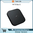 Оригинальная ТВ-приставка Xiaomi Mi 4K, Android 9,0, Ultra HD, потоковый медиаплеер, Google глобальная версия, четырехъядерный процессор, 2 Гб + 8 Гб, лучшая ТВ-приставка