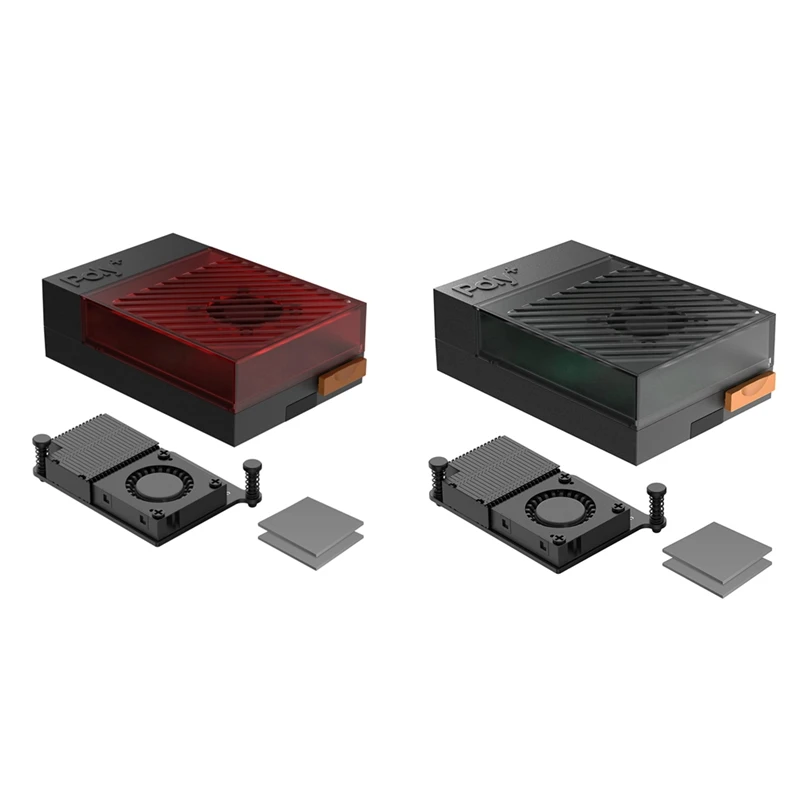 Чехол для Raspberry Pi 5 активный кулер повышенная защита прочный дизайн простая