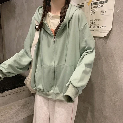 

Женская однотонная весенняя куртка на молнии с капюшоном, женская короткая спортивная куртка с круглым вырезом ll-mtch