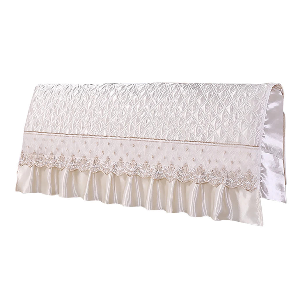 

Continental Imitation Silk Bedroom Beige Headboard Cover