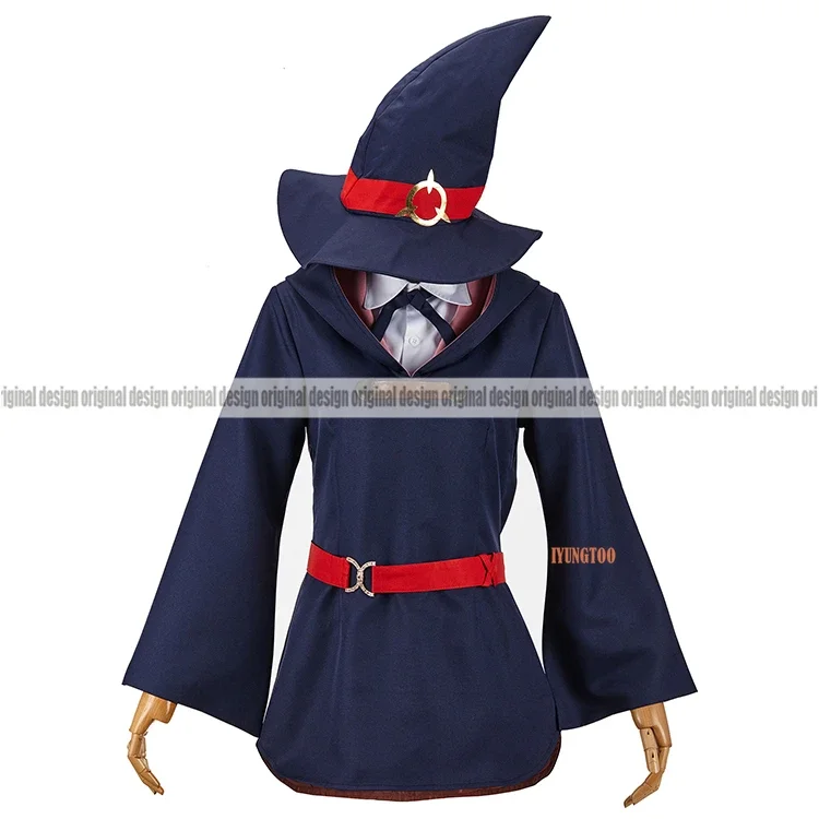 Маленькая ведьма Академия Ацуко &quotАкко&quot Kagari Lotte Jansson Sucy Manbavaran Одежда Косплей