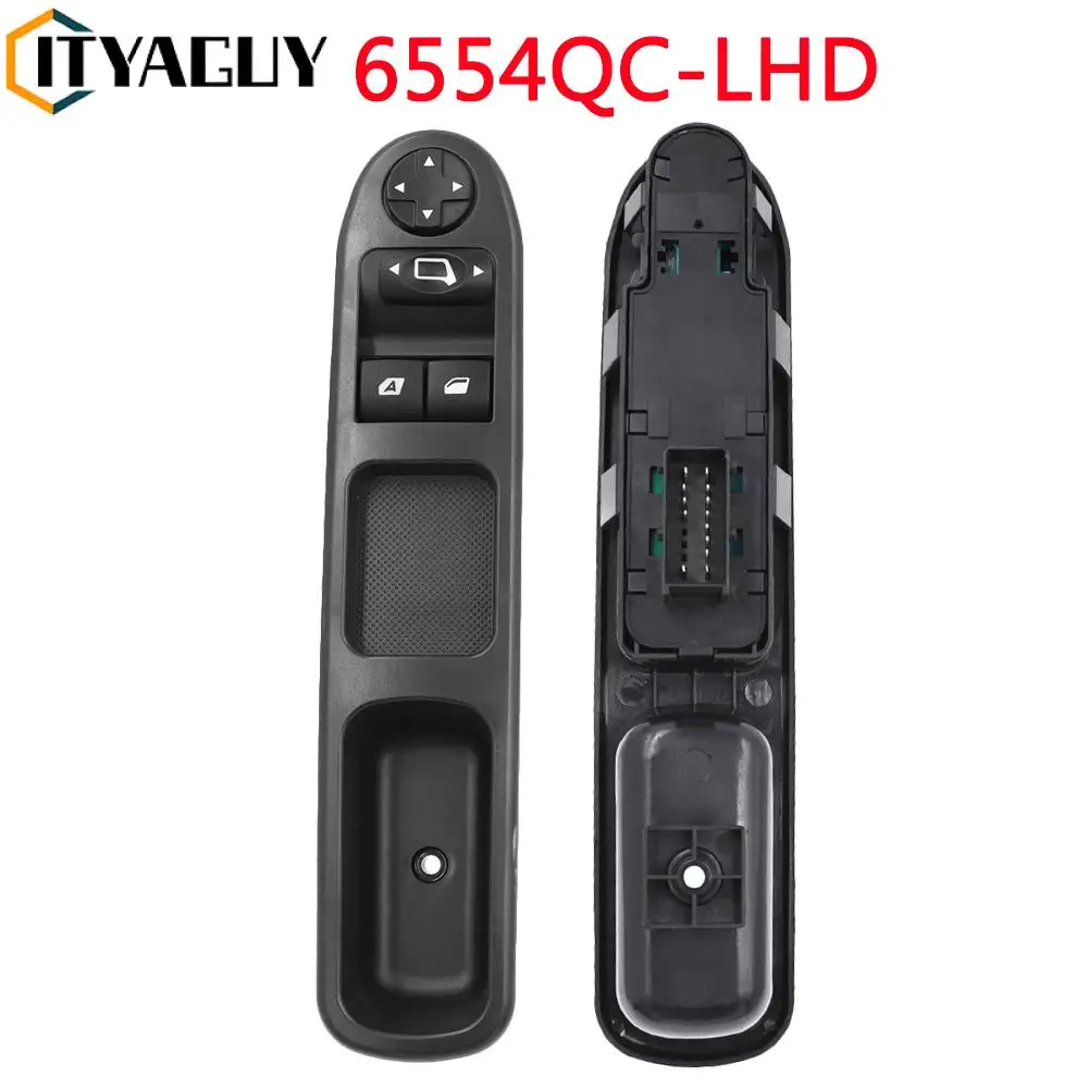 

6554.QC 6554QC Front Left Side Power Master Window Switch Console For Peugeot 207 Stufenheck 2007-2014 for Citroen C3 Picasso