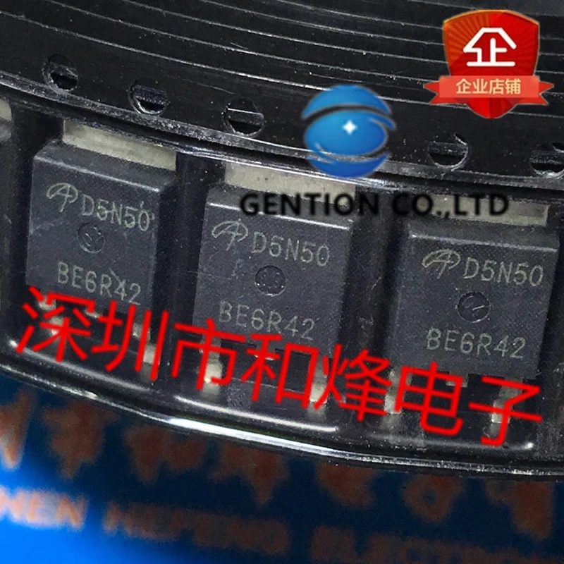 

10 шт., AOD5N50 D5N50 TO-252, 500 В, 5 А, В наличии 100% новый и оригинальный