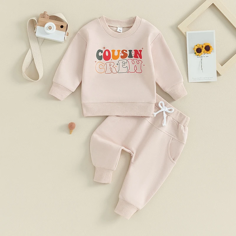 

2 шт., толстовка с длинным рукавом и круглым вырезом