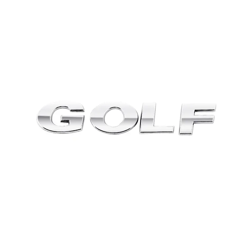 

3D ABS GOLF черный, серебристый, хромированная наклейка, Стайлинг автомобиля, авто задний багажник, буквы, логотип, маркировка, наклейка, значок, эмблема для Volkswagen VW