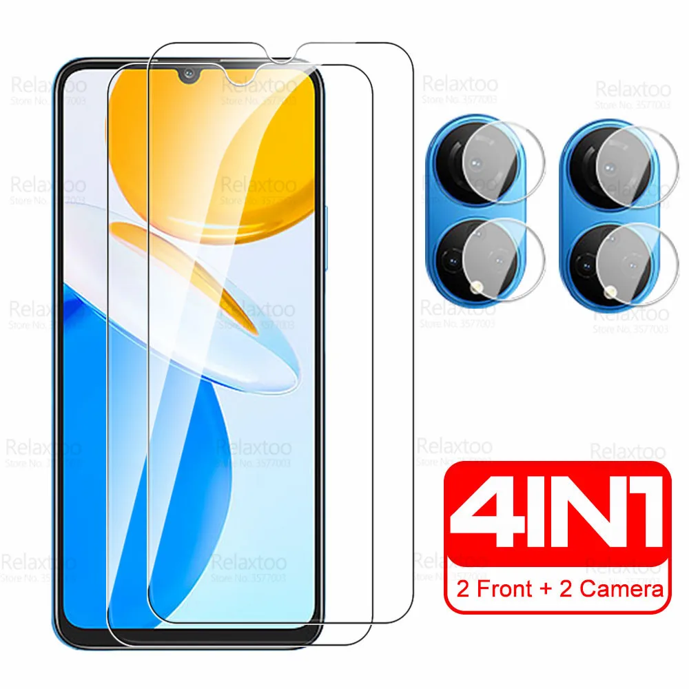 

Закаленное стекло 4 в 1 для камеры Honor X7 Xonor Honer X7 X 7 CMA-LX2 6,74 дюйма, Защитная пленка для экрана