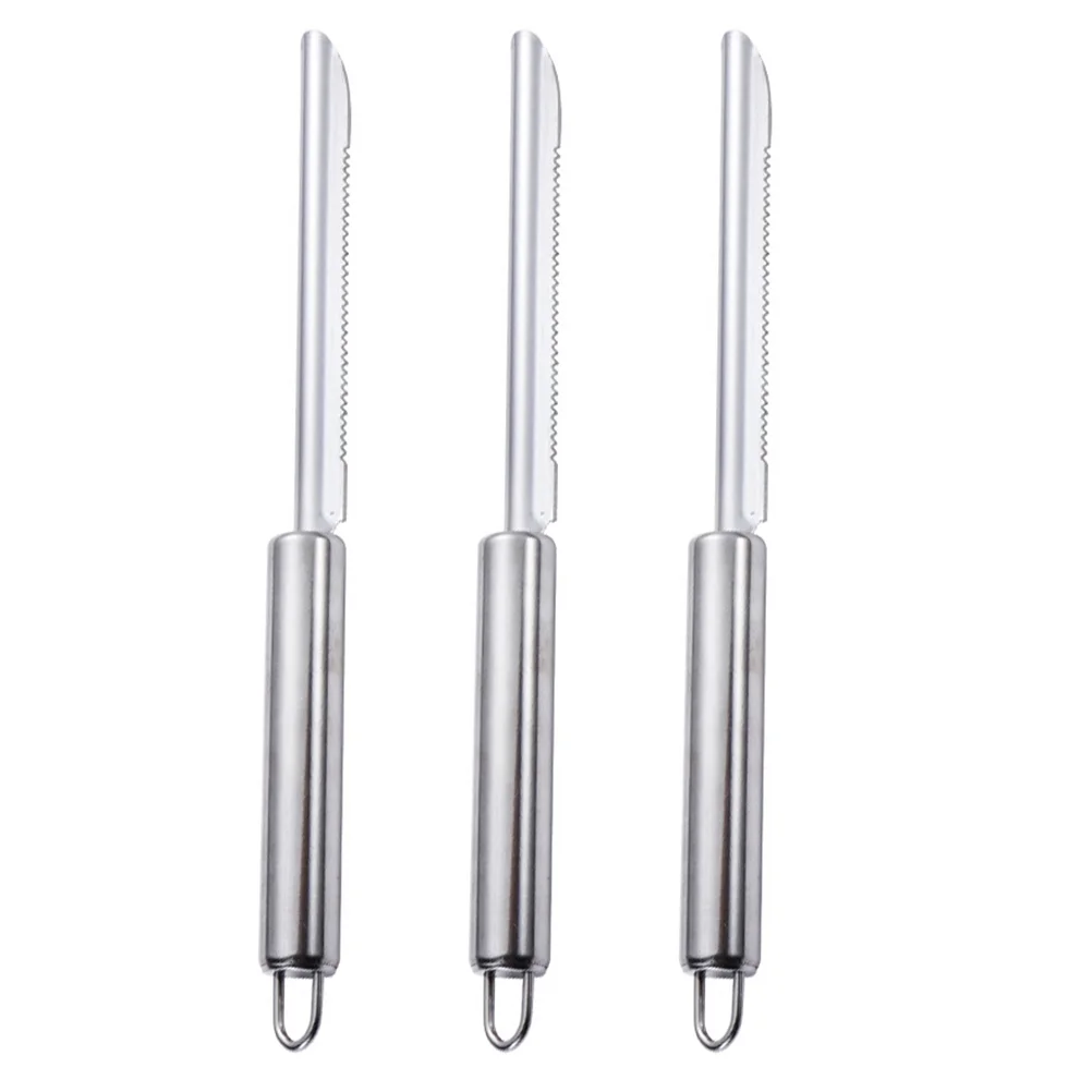 

3Pcs Stainless Steel Cutters Pineapple Eye Peelers Pineapple Eye Removers