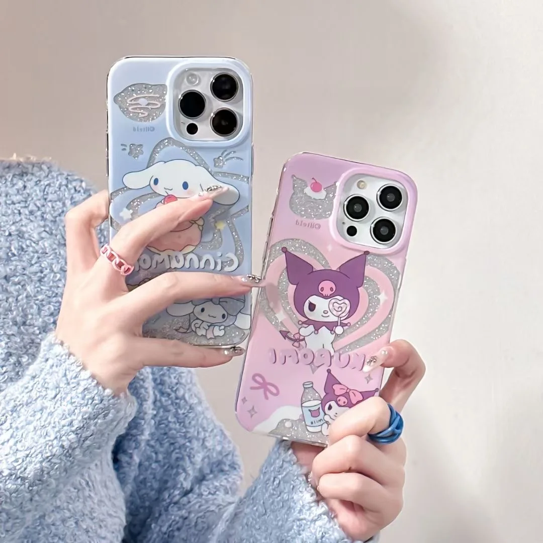 

Sanrio Kuromi Cinnamoroll Phone Cases For iPhone 14 13 12 11 Pro Max Back Cover