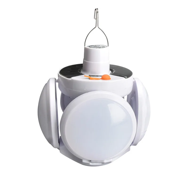 

Night Market Stall Solar Charging Super Bright Five Sides Bulb Football Light Stall Camping Lighting
